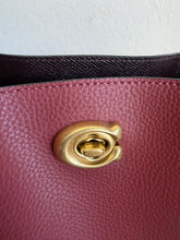 Load image into Gallery viewer, Coach - Willow Leather Bucket Bag - Oxblood/Burgundy - S