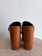 Load image into Gallery viewer, Chloe - Jeanette Studded Leather Platform Clogs - Black - 40 - RRP $2070