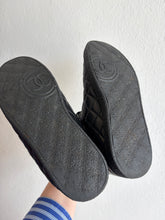 Load image into Gallery viewer, Chanel - Quilted Leather Hightop Sneakers - Black - 37.5