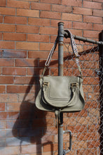 Load image into Gallery viewer, Chloe - Marcie Double Carry Calfskin Braided Bag - Slate Green - Medium - RRP$2,790