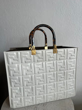 Load image into Gallery viewer, Fendi - Bag - Sunshine White Leather Shopper - M - RRP$5180
