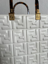 Load image into Gallery viewer, Fendi - Bag - Sunshine White Leather Shopper - M - RRP$5180