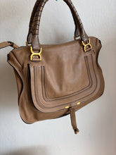Load image into Gallery viewer, Chloe - Marcie Satchel Bag - Tan - L - RRP$3,400