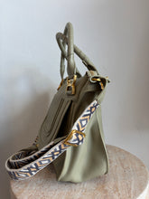 Load image into Gallery viewer, Chloe - Marcie Double Carry Calfskin Braided Bag - Slate Green - Medium - RRP$2,790
