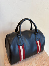Load image into Gallery viewer, Bally - Boston Leather Bag - Black/ Red & Cream - S - RRP$1624