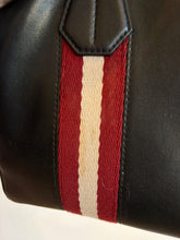 Load image into Gallery viewer, Bally - Boston Leather Bag - Black/ Red & Cream - S - RRP$1624