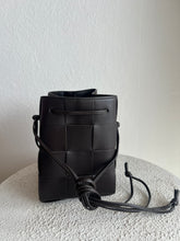 Load image into Gallery viewer, Bottega Veneta - Cassette Bucket Leather Crossbody Bag - Brown - S