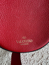 Load image into Gallery viewer, Valentino - Pru Leather Vring Crossbody Bag - Red - S
