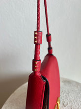 Load image into Gallery viewer, Valentino - Pru Leather Vring Crossbody Bag - Red - S