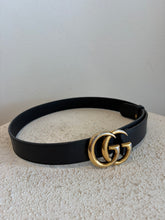 Load image into Gallery viewer, Gucci - Marmont GG Belt - Black - 32/80