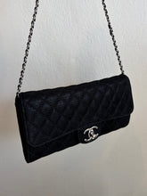 Load image into Gallery viewer, Chanel - East West Wallet on Chain - Metallic Black - S