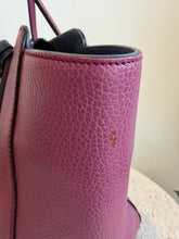 Load image into Gallery viewer, Gucci - 2000s Swing Leather Tote - Berry/Navy -M