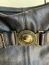 Load image into Gallery viewer, Burberry - Lambeth Hobo Buffalo Leather Tote Bag - black - M