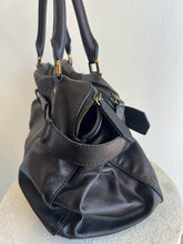 Load image into Gallery viewer, Burberry - Lambeth Hobo Buffalo Leather Tote Bag - black - M