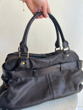 Load image into Gallery viewer, Burberry - Lambeth Hobo Buffalo Leather Tote Bag - black - M