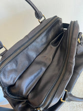 Load image into Gallery viewer, Burberry - Lambeth Hobo Buffalo Leather Tote Bag - black - M
