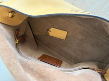 Load image into Gallery viewer, Coach - Chelsea Shoulder Soft Leather Tote - Butter Yellow - M - RRP$550