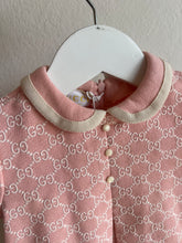 Load image into Gallery viewer, Gucci - Baby Monogram Dress - Pink - 21 - RRP$1200