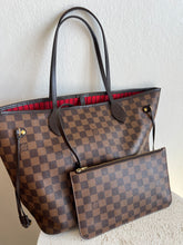 Load image into Gallery viewer, Louis Vuitton - Neverfull w Pochette Bag - Damier Ebene - MM - RRP$3200