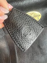 Load image into Gallery viewer, Mulberry - Bayswater Classic Grain Bag - Black & Brass - M - RRP$2445