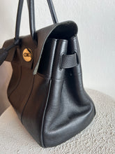 Load image into Gallery viewer, Mulberry - Bayswater Classic Grain Bag - Black & Brass - M - RRP$2445