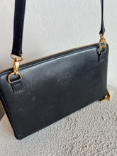 Load image into Gallery viewer, Vivienne Westwood - Flap Bag w Gold Clasp - Black - S