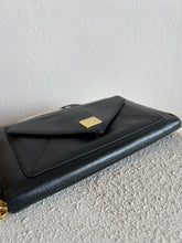 Load image into Gallery viewer, Vivienne Westwood - Flap Bag w Gold Clasp - Black - S