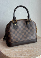 Load image into Gallery viewer, Louis Vuitton - Alma BB Bag - Damier Ebene - S
