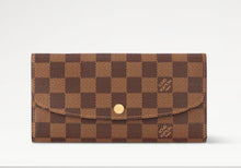 Load image into Gallery viewer, Louis Vuitton - Emilie Wallet - Damier Eban Coated Brown - S - RRP$945