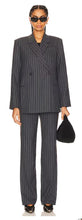 Load image into Gallery viewer, Anine Bing - Kaia Blazer & Pants Wool Blend Suit Set - Grey - S