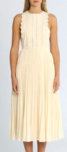 Load image into Gallery viewer, Self Portrait - Scallop Midi Dress - Cream - 8 - bnwt - rrp$659