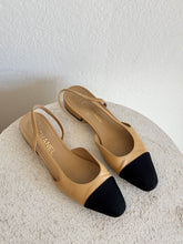 Load image into Gallery viewer, Chanel - Slingback Flats - Beige - 37.5 - w box - RRP$1,770

