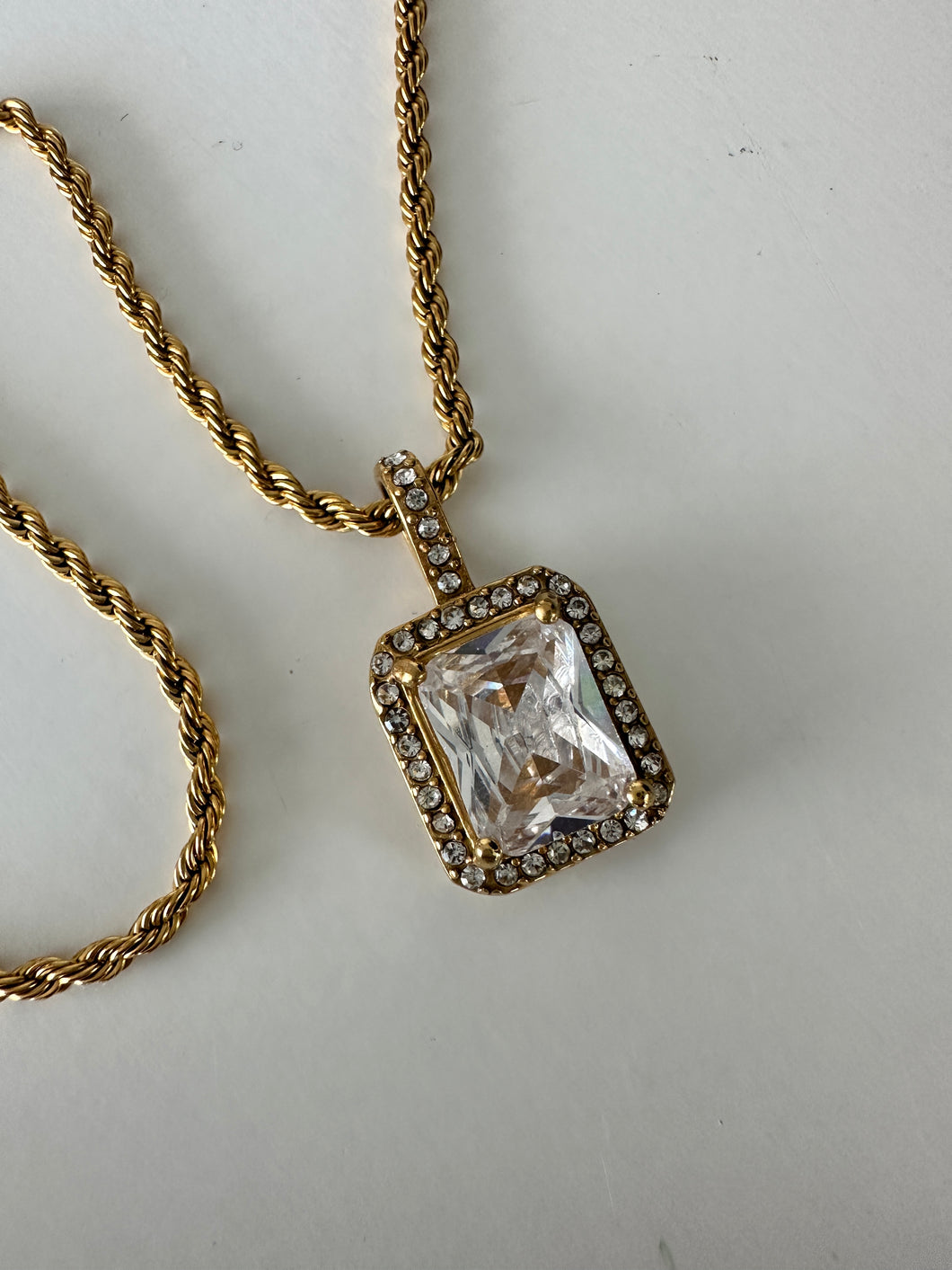 etheree collection - diamond in the rough necklace