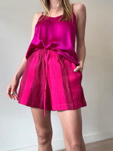 Load image into Gallery viewer, Jac &amp; Jack - Bach Stripe Shorts - Magenta - 10 - BNWT - RRP $300
