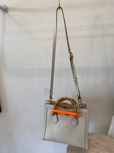 Load image into Gallery viewer, Gucci - Diana small Tote Bag - Ivory w orange band - M - RRP$6,450
