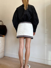 Load image into Gallery viewer, Isabel ETOILE Marant - Zeria Embroidered Mini Skirt - Off White - 38 -RRP$790
