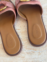 Load image into Gallery viewer, Chloe - Hana Leather Slides - Pink - 37
