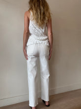 Load image into Gallery viewer, Mother - High Waisted Tunnel Vision Ankle Jeans - White - 28
