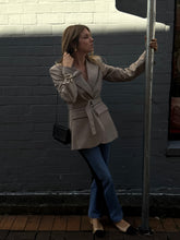 Load image into Gallery viewer, White Story - Wool w Belt Detail Jacket - Stone - RRP $995  - 10
