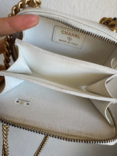 Load image into Gallery viewer, Chanel - Caviar Quilted Boy Clutch  - White - Mini - w Dustbag &amp; Box
