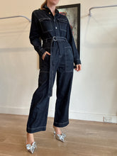 Load image into Gallery viewer, Aéryne - Birkin Denim Jumpsuit - Dark Denim - M
