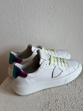 Load image into Gallery viewer, Philippe Model - Sneaker - White/ Multi Colour Back - 39
