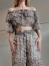 Load image into Gallery viewer, Zimmermann - Top &amp; Pant Set - Cherry Print  - 0
