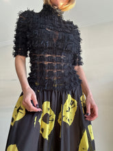 Load image into Gallery viewer, Rebecca Vallance - SS Stetch Tulle Top - Black - 10
