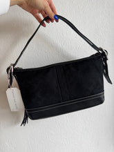 Load image into Gallery viewer, Coach - Vintage Canvas Signature Monogram Canvas Leather Shoulder Bag - Black - S
