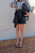 Load image into Gallery viewer, Alex Perry - Vegan Leather Shorts - Black - 6
