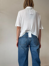 Load image into Gallery viewer, Anine Bing - Turtle Neck SS Tee - Off White - L - BNWT
