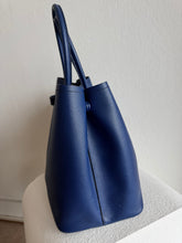 Load image into Gallery viewer, Prada - Saffiano Cuir Double Tote - Navy - Medium

