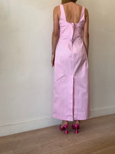 Load image into Gallery viewer, Witchery - Ruched Midi Dress w Internal Corset - Floss Pink - 10

