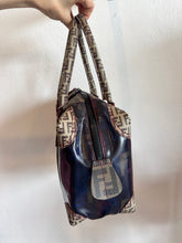 Load image into Gallery viewer, Fendi - Zucca Mixed Media Coated Canvas Boston Bag - Black - M

